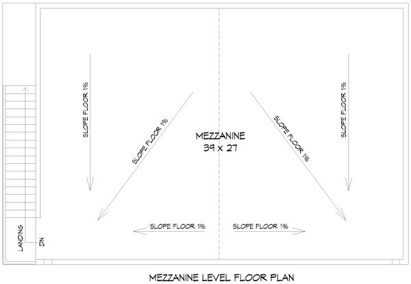 Contemporary Floor Plan - Upper Floor Plan #932-1091