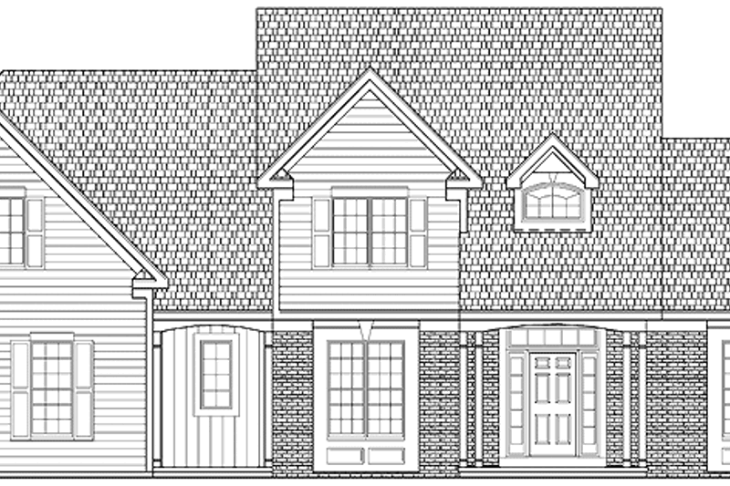 House Plan Design - Traditional Exterior - Front Elevation Plan #328-343