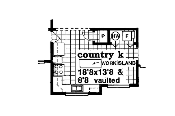 Floor Plan - Other Floor for Traditional House Plan #47-335 - 3 bed, 2 bath