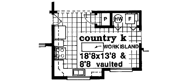 Floor Plan - Other Floor for Traditional House Plan #47-335 - 3 bed, 2 bath