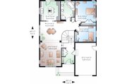 Traditional Style House Plan - 2 Beds 1 Baths 1299 Sq/Ft Plan #23-786 