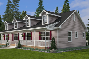 Exterior - Other Elevation for Country House Plan #1082-8 - 3 bed, 2 bath