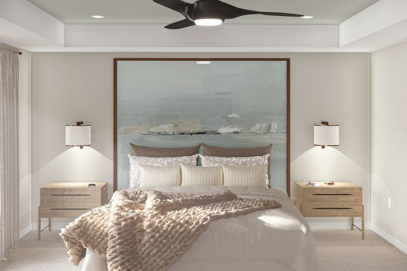 Architectural House Design - Interior - Master Bedroom 1 for Traditional House Plan #455-436 - 3 bed, 2 bath
