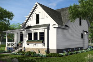 Exterior - Front Elevation 6 for Farmhouse House Plan #51-1455 - 3 bed, 3.5 bath