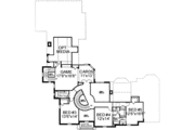 European Style House Plan - 5 Beds 4.5 Baths 5185 Sq/Ft Plan #141-167 