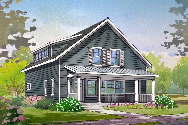 House Plan Design - Traditional Exterior - Front Elevation Plan #901-168