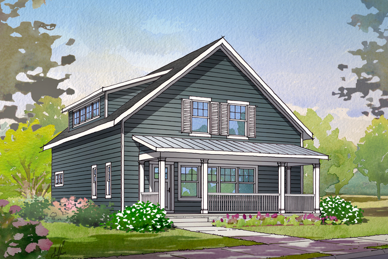 Home Plan - Traditional Exterior - Front Elevation Plan #901-168