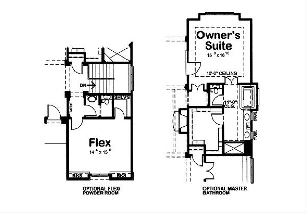 Architectural House Design - European Floor Plan - Other Floor Plan #20-2071