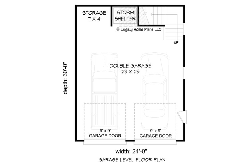 Home Plan - Floor Plan - Main Floor for Country House Plan #932-601, 0 bath