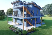 Contemporary Style House Plan - 3 Beds 2.5 Baths 2176 Sq/Ft Plan #932-1334 