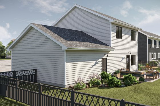 Exterior - Other Elevation 4 for Traditional House Plan #455-553 - 3 bed, 2.5 bath