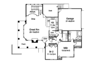 House Plan - 2 Beds 2 Baths 1605 Sq/Ft Plan #57-595 