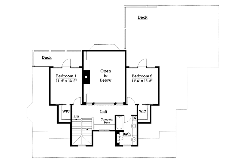 Home Plan - Floor Plan - Upper Floor for Victorian House Plan #930-222 - 3 bed, 2.5 bath