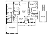 Traditional Style House Plan - 4 Beds 2 Baths 2225 Sq/Ft Plan #42-259 