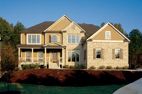 Exterior - Front Elevation 6 for Country House Plan #927-737 - 5 bed, 4 bath