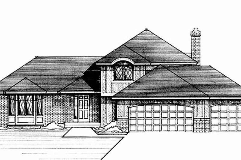 Architectural House Design - European Exterior - Front Elevation Plan #51-716