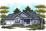 Country Style House Plan - 2 Beds 1 Baths 1047 Sq/Ft Plan #70-856 