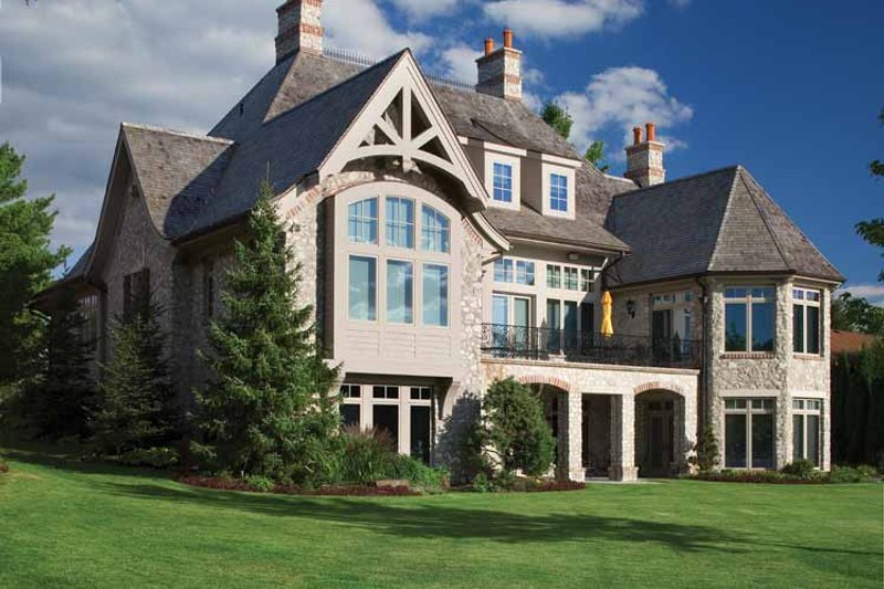 Home Plan - Exterior - Rear Elevation 2 for Country House Plan #928-166 - 3 bed, 4 bath
