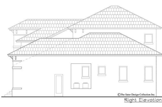 Exterior - Other Elevation 1 for Contemporary House Plan #930-504 - 4 bed, 4 bath