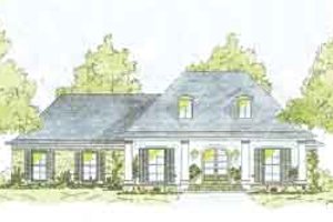 Southern Exterior - Front Elevation Plan #36-431