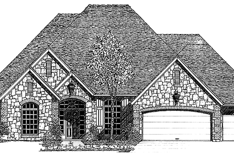 House Design - Country Exterior - Front Elevation Plan #310-1135