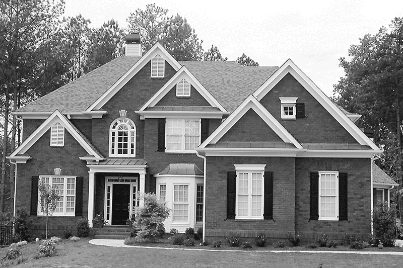 Dream House Plan - Traditional Exterior - Front Elevation Plan #54-219