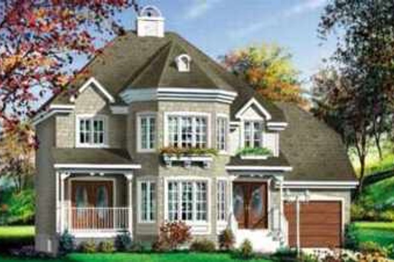 House Design - European Exterior - Front Elevation Plan #25-249