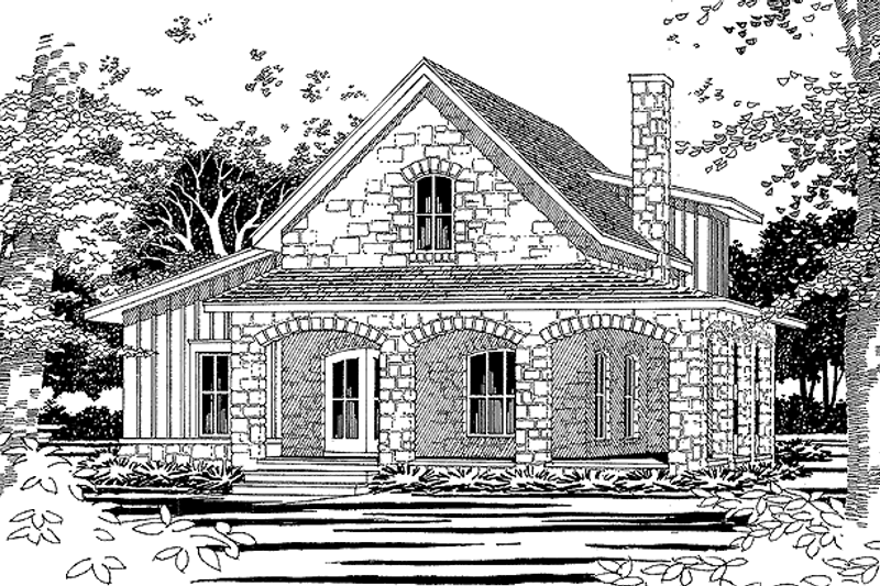 Architectural House Design - Colonial Exterior - Front Elevation Plan #472-183