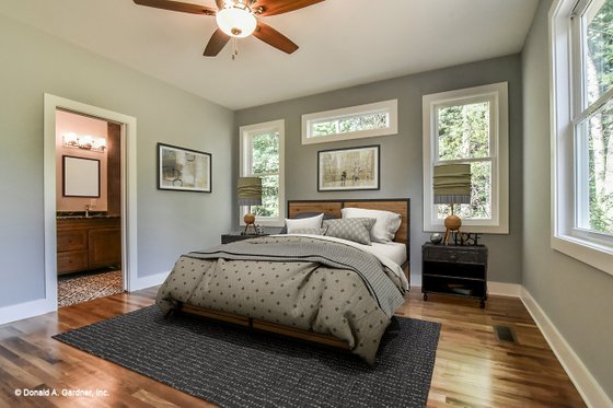 Interior - Master Bedroom for Country House Plan #929-647 - 3 bed, 2 bath