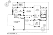Traditional Style House Plan - 2 Beds 2 Baths 3668 Sq/Ft Plan #70-356 