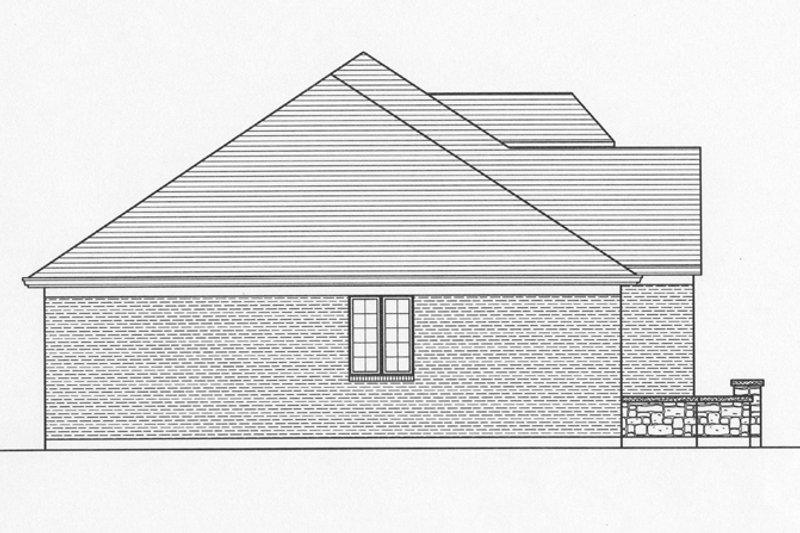 Home Plan - Exterior - Other Elevation for Country House Plan #46-821 - 3 bed, 2 bath