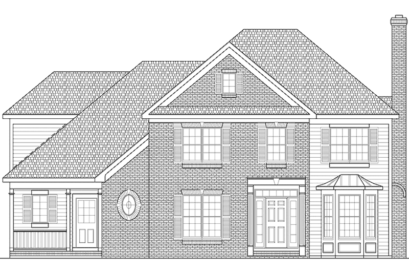 Home Plan - Classical Exterior - Front Elevation Plan #328-428