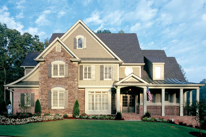 House Blueprint - Exterior - Front Elevation 5 for Country House Plan #927-855 - 4 bed, 3.5 bath