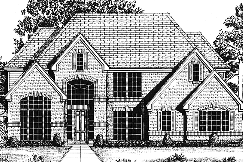 Dream House Plan - Country Exterior - Front Elevation Plan #974-52