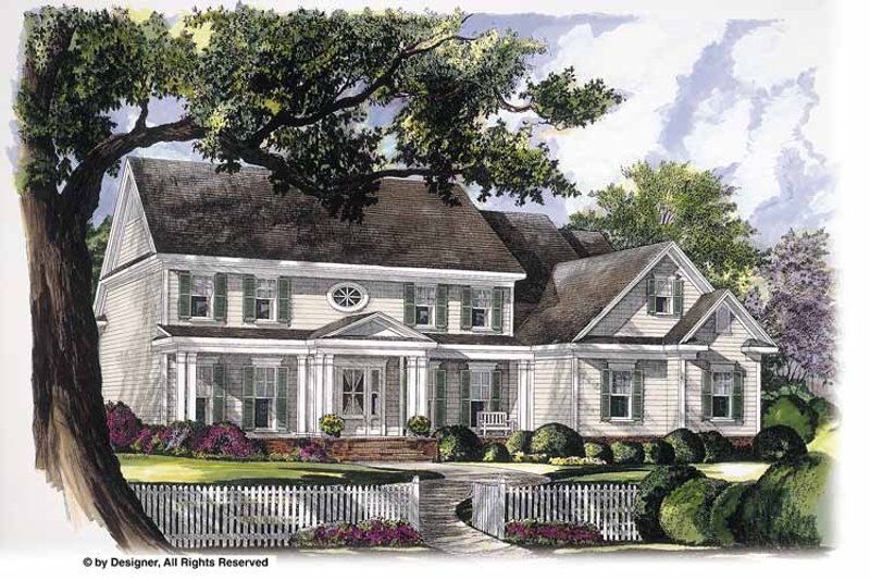 Dream House Plan - Classical Exterior - Front Elevation Plan #952-243