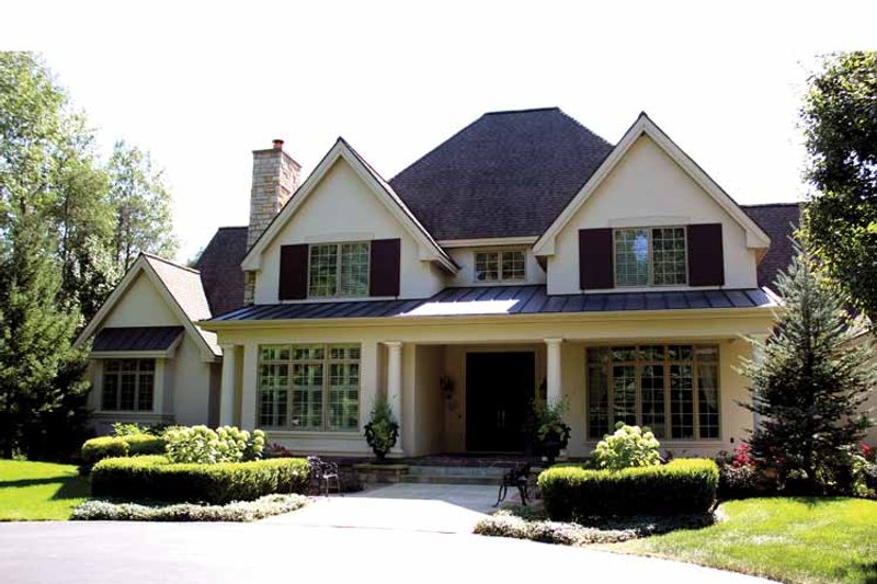 Home Plan - Exterior - Front Elevation 4 for European House Plan #928-65 - 4 bed, 5.5 bath