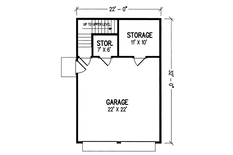 Home Plan - Floor Plan - Main Floor House Plan #45-448, 0 bath