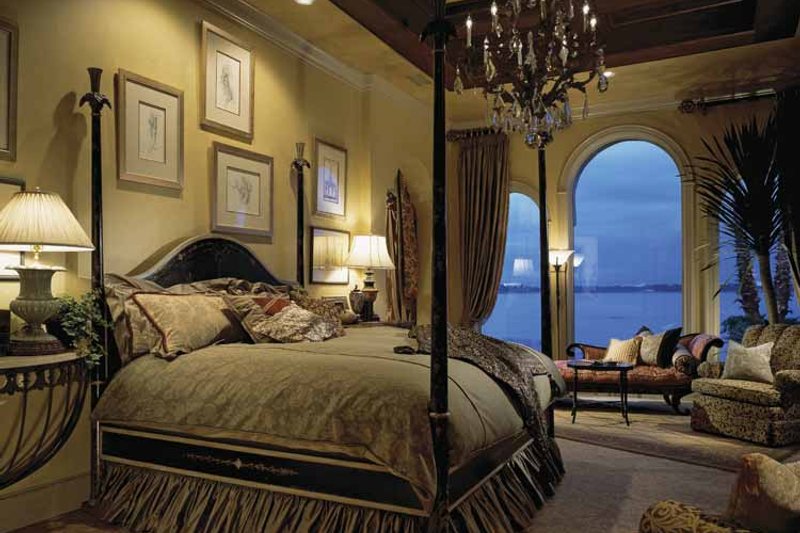 Dream House Plan - Interior - Master Bedroom for Mediterranean House Plan #1039-2 - 5 bed, 5 bath