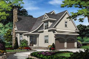 Traditional Exterior - Front Elevation Plan #929-1045
