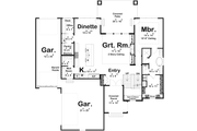 Cottage Style House Plan - 5 Beds 3.5 Baths 2891 Sq/Ft Plan #455-408 