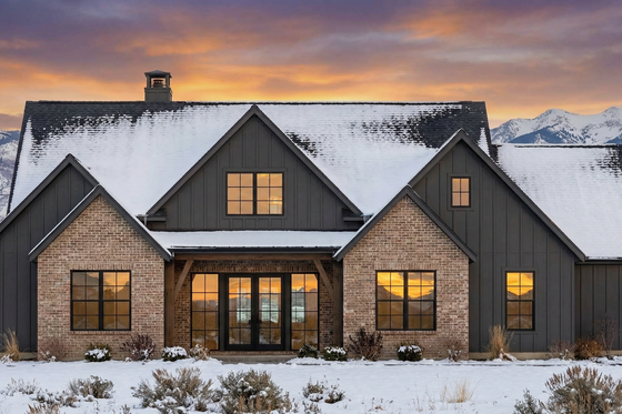 Exterior - Front Elevation 3 for Farmhouse House Plan #1096-140 - 4 bed, 3 bath