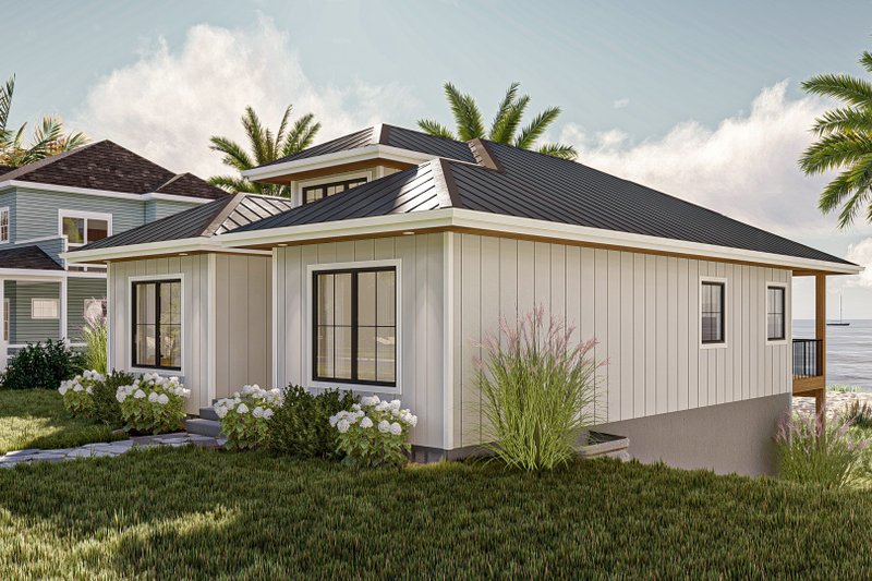 Architectural House Design - Exterior - Other Elevation for Modern House Plan #455-548 - 2 bed, 1 bath