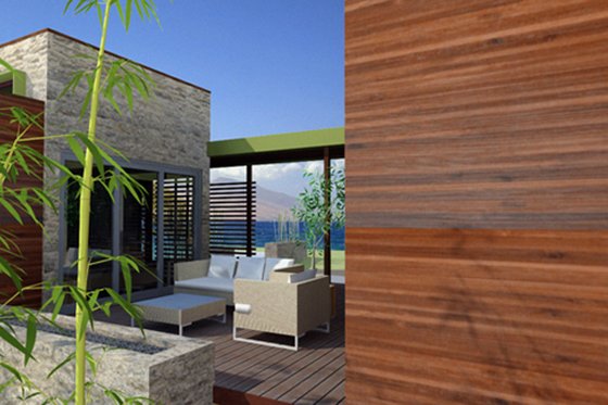 Exterior - Outdoor Living 1 for Contemporary House Plan #484-12 - 3 bed, 3 bath