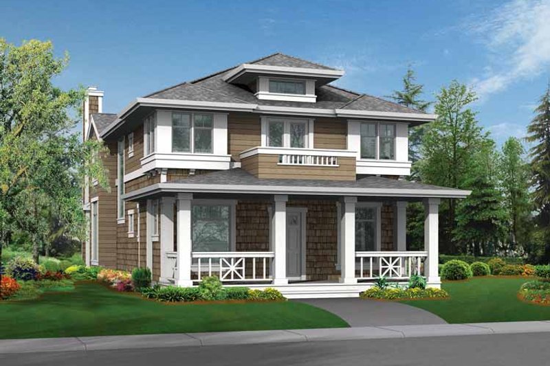 Home Plan - Craftsman Exterior - Front Elevation Plan #132-322
