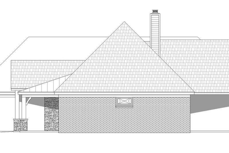 Dream House Plan - Exterior - Other Elevation 1 for Country House Plan #932-289 - 4 bed, 3.5 bath