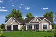Country Style House Plan - 3 Beds 2.5 Baths 2037 Sq/Ft Plan #57-622 