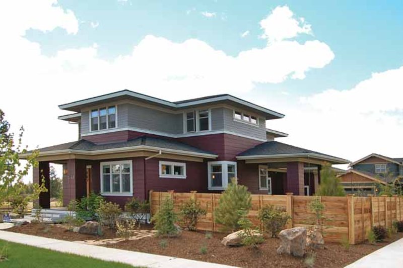 Dream House Plan - Exterior - Front Elevation 4 for Prairie House Plan #895-62 - 4 bed, 2.5 bath