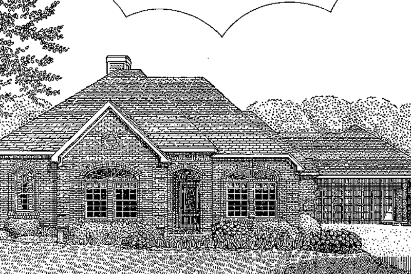 House Design - Country Exterior - Front Elevation Plan #968-17