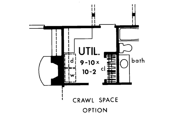 Floor Plan - Other Floor for Country House Plan #929-132 - 3 bed, 2 bath