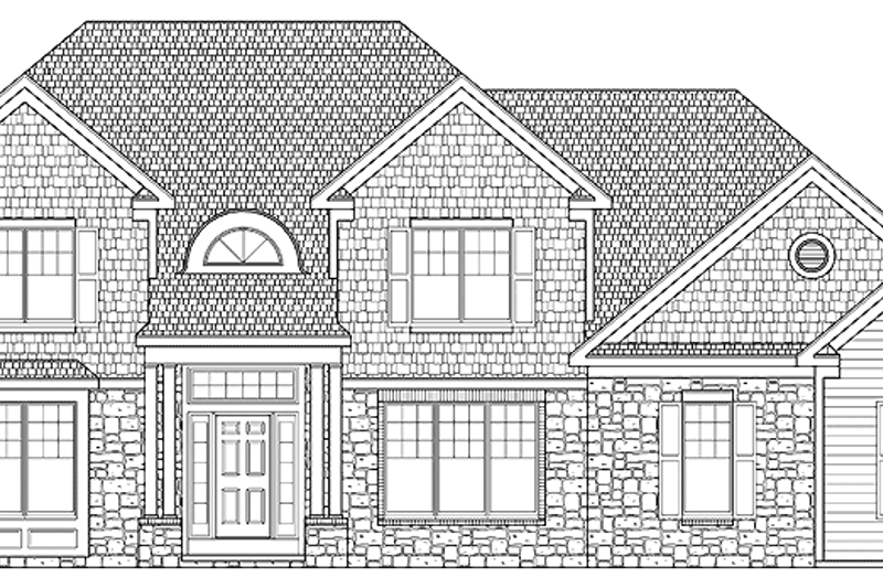 Dream House Plan - Craftsman Exterior - Front Elevation Plan #328-349